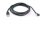 CABLE: USB2.0 TYPE A-MALE RIGHT ANGLE TO A-FEMALE STD 8'